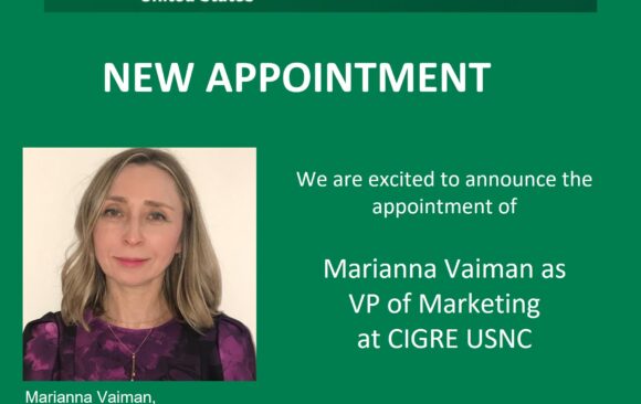 CIGRE USNC New VP of Marketing
